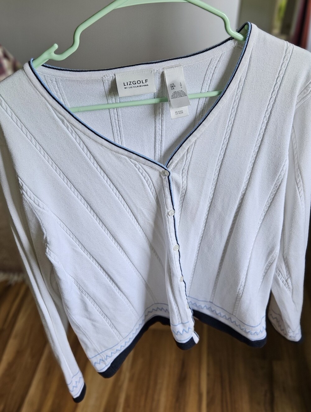 Liz Golf Cotton Knit Cardigan